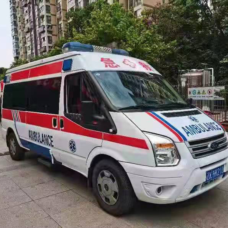 临西长途救护车护送病人返乡